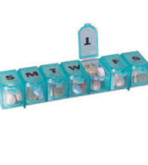 Pill Container 7-Day Push 'n Pop