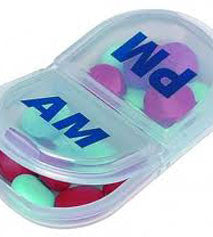Pill Container Daily AM/PM