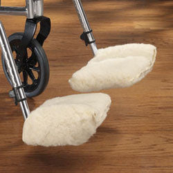 Sheepskin Wheelchair Footplate Covers