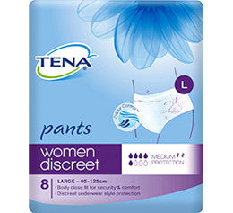 TENA Pants Discreet Women Large 7pk (95-125cm)