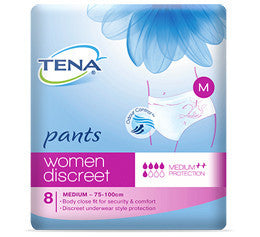 TENA Pants Discreet Women Medium 8pk (75-100cm)